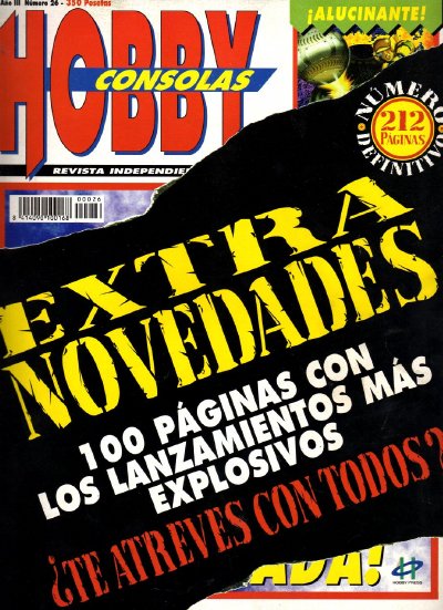 Portada de Hobby Consolas nº 026